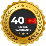 Metal warranty 40 year