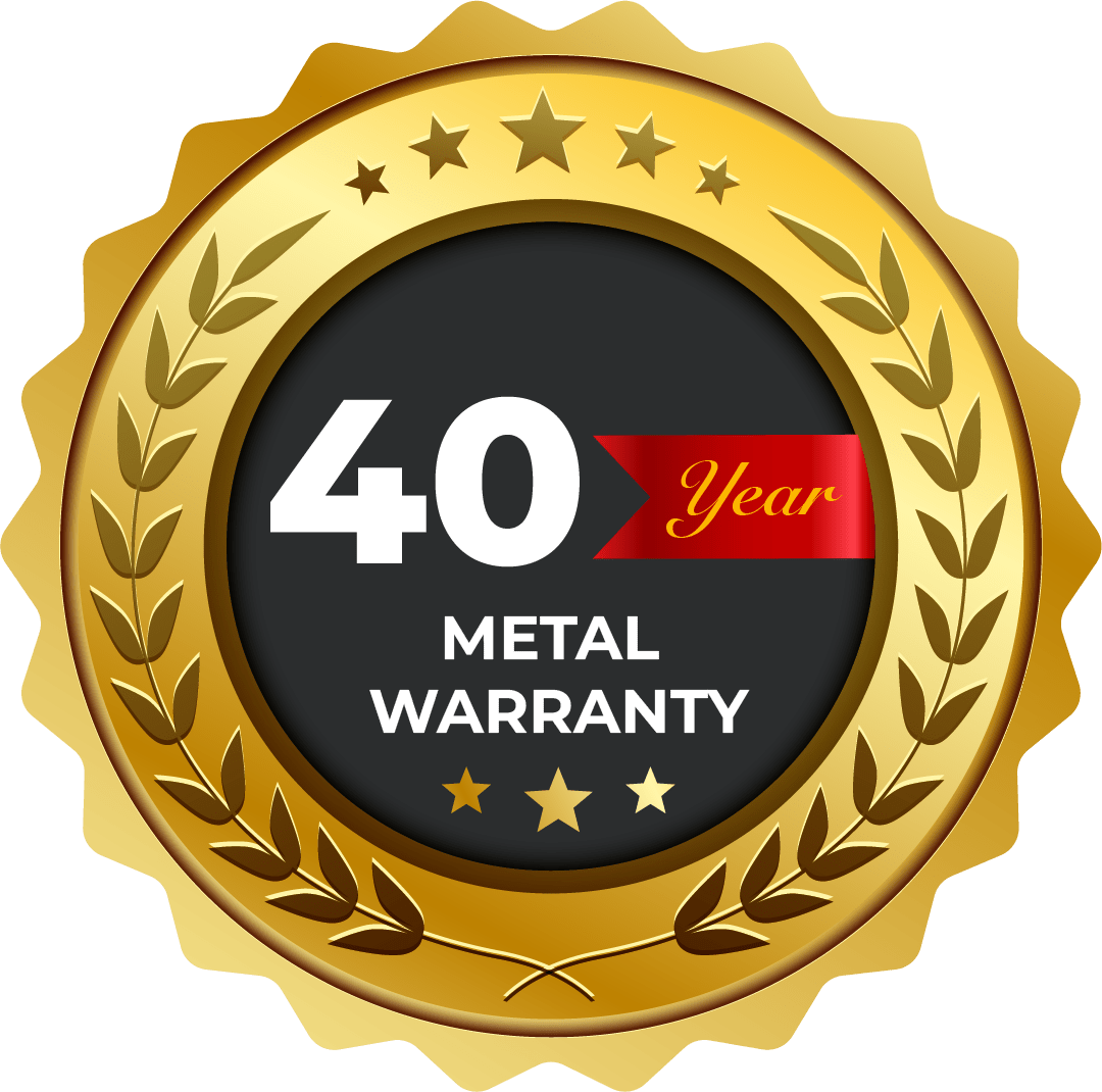 Metal warranty 40 year