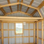 Short wooden barn
