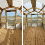 Interior of greenhouse