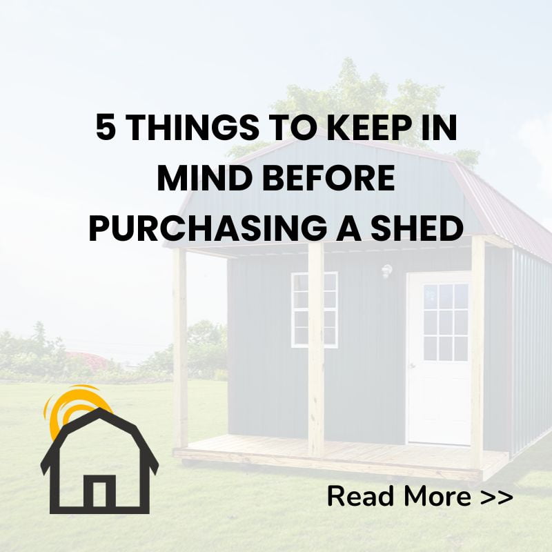 Things to keep in mind Before Purchasig a shed
