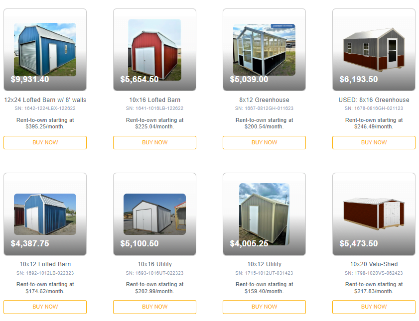 Wooden Inventories