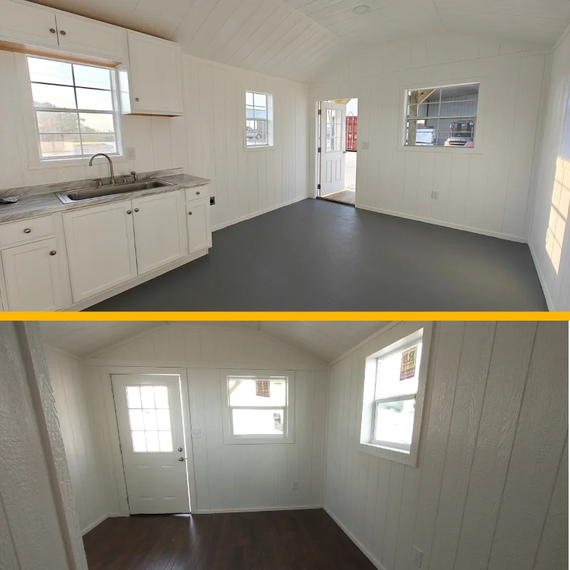 The Wooden tiny home