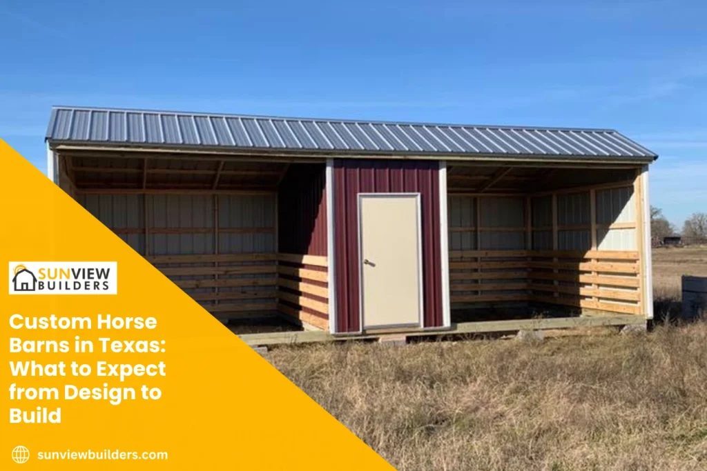 Custom Horse Barns in Texas What to Expect from Design to Build