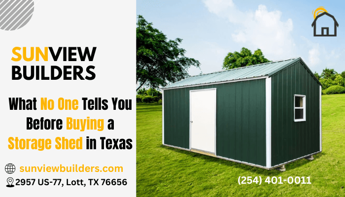 What No One Tells You Before Buying a Storage Shed in Texas